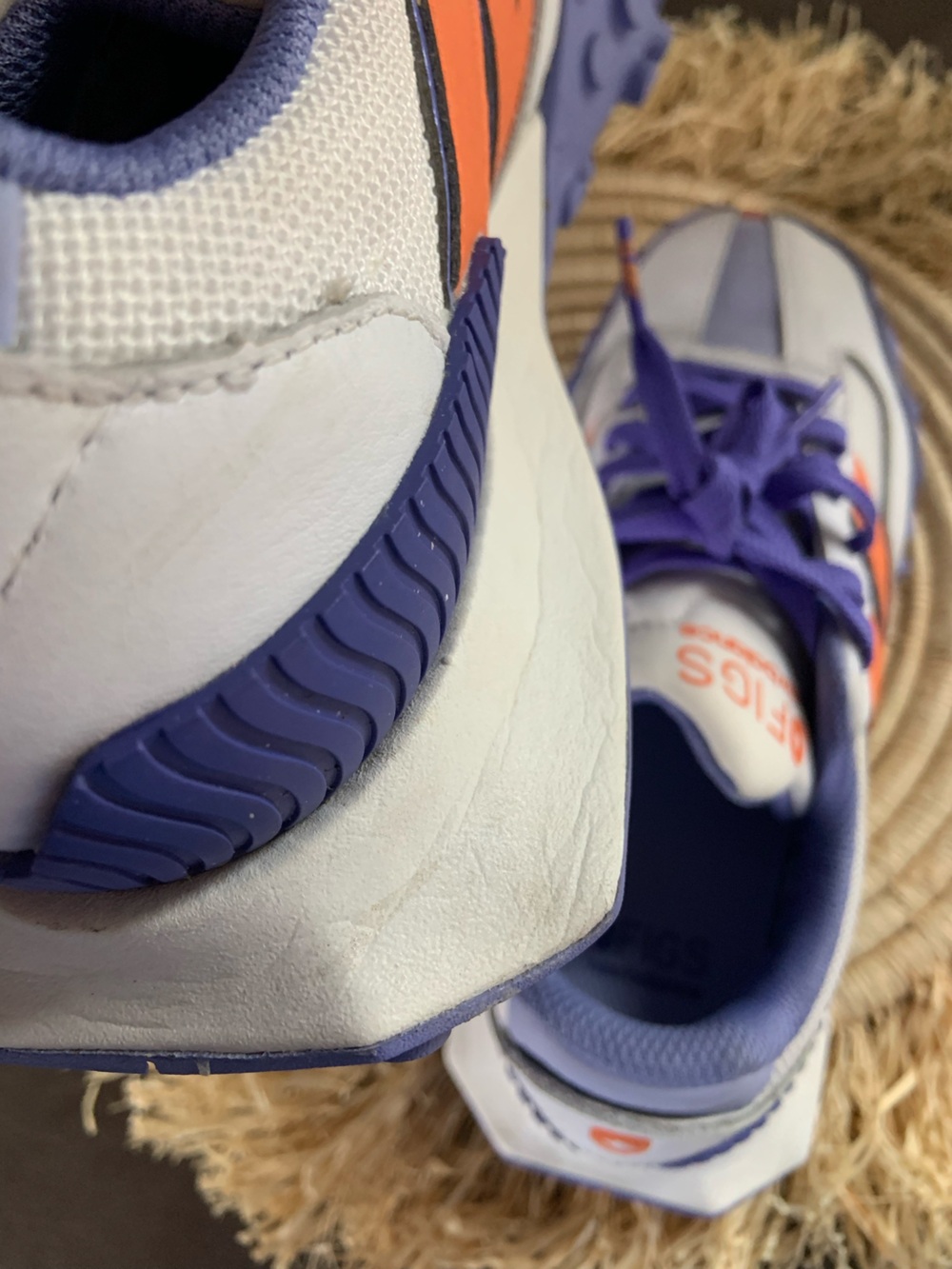NEW BALANCE X FIGS XC-72 Clemson Orange Purple Sneakers M6 W7.5 - Picture 12 of 13
